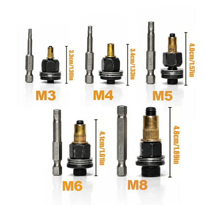 Effortless Drill Adapter Kit for Heavy-Duty Rivet Nuts