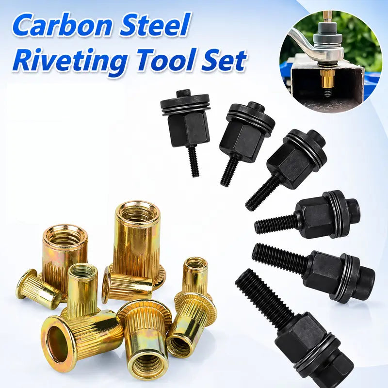 Effortless Drill Adapter Kit for Heavy-Duty Rivet Nuts